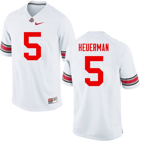 Ohio State Buckeyes #5 Jeff Heuerman Men High School Jersey White